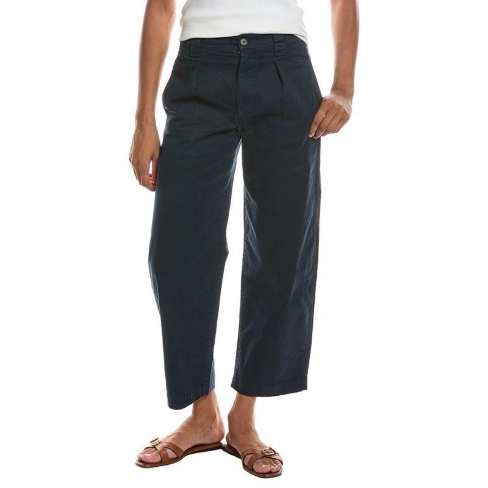 Madewell Womens The Barrel Leg Chino, Navy